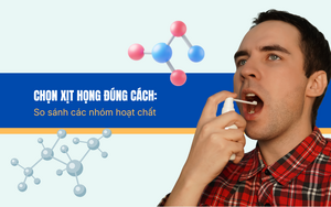 Chọn xịt họng đúng cách: So sánh các nhóm hoạt chất