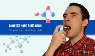 Chọn xịt họng đúng cách: So sánh các nhóm hoạt chất