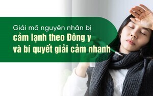 Giải mã nguyên nhân bị cảm lạnh theo Đông y, bí quyết giải cảm nhanh