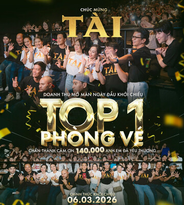 'TÀI' bất ngờ vượt mặt 'Thỏ Ơi', dẫn đầu phòng vé ngày đầu ra mắt