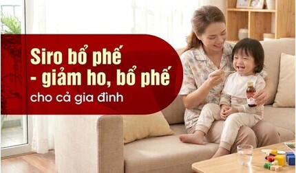 Siro bổ phế - giảm ho, bổ phế cho cả gia đình