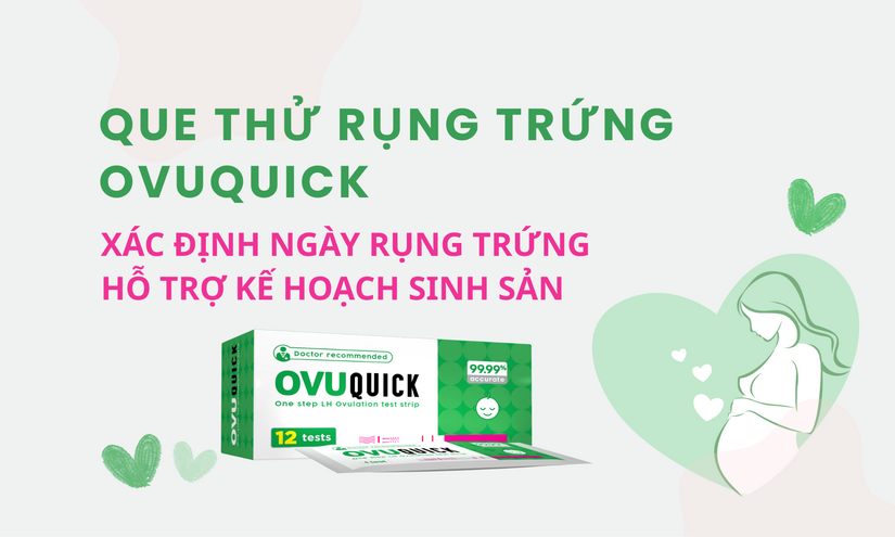 Que thử rụng trứng OVUQUICK: xác định ngày rụng trứng