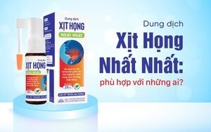 Dung dịch Xịt Họng Nhất Nhất: phù hợp với những ai?