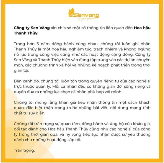 Phía Thanh Thủy lên tiếng nghi vấn hẹn hò Trịnh Thăng Bình