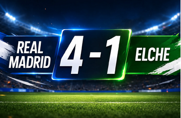 Real Madrid thắng đậm Elche, HLV Arbeloa ví von Valverde với Hugo Sanchez