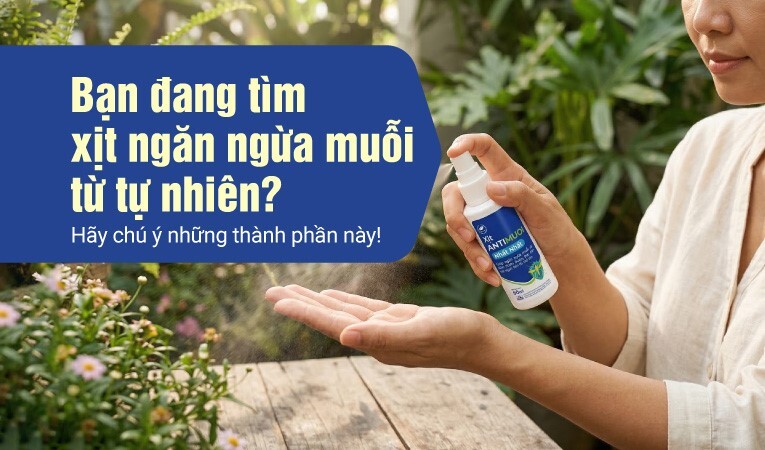  Bạn đang tìm xịt ngăn ngừa muỗi từ tự nhiên? Hãy chú ý thành phần này
