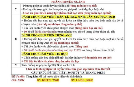 Đề nghị công an xác minh việc rao bán tài liệu ôn thi viên chức ở Quảng Trị