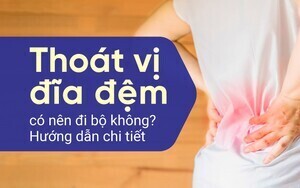 Thoát vị đĩa đệm có nên đi bộ không? Hướng dẫn chi tiết