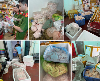 Phát hiện gần 1 tấn thực phẩm không rõ nguồn gốc