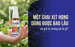 Một chai xịt họng dùng được bao lâu và giá trị mang lại là gì?