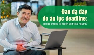 Đau dạ dày do áp lực deadline: tại sao stress lại khiến trào ngược?