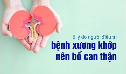 6 lý do người điều trị bệnh xương khớp nên bổ can thận