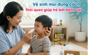Vệ sinh mũi đúng cách - thói quen giúp trẻ bớt bệnh vặt