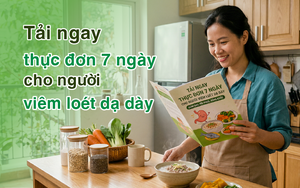 Tải ngay thực đơn 7 ngày cho người viêm loét dạ dày