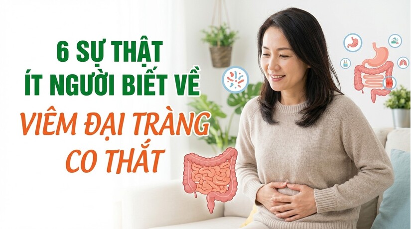 6 sự thật ít người biết về viêm đại tràng co thắt