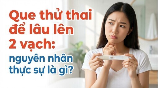 Que thử thai để lâu lên 2 vạch: nguyên nhân thực sự là gì?
