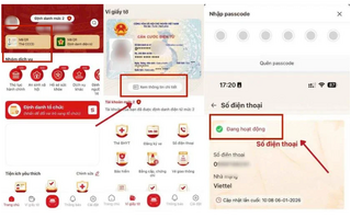 2 cách kiểm tra số điện thoại đã được tích hợp trên VNeID hay chưa?