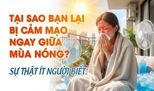Tại sao bạn lại bị cảm mạo ngay giữa mùa nóng? sự thật ít người biết