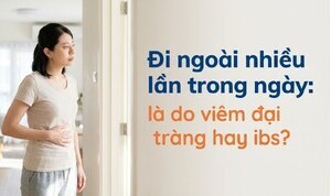 Đi ngoài nhiều lần trong ngày: là do viêm đại tràng hay IBS?