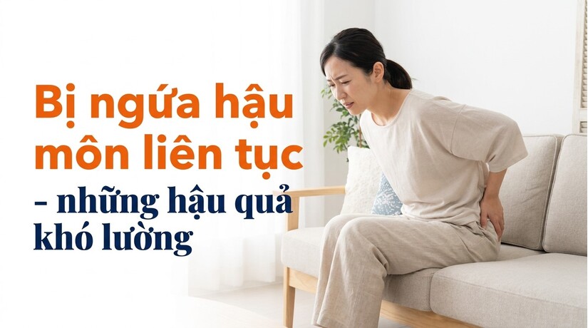 Bị ngứa hậu môn liên tục - những hậu quả khó lường