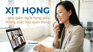 Xịt họng - giúp giảm ngứa họng giữa những cuộc họp quan trọng