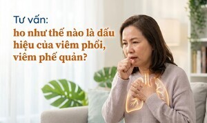 Tư vấn: ho như thế nào là dấu hiệu của viêm phổi, viêm phế quản?