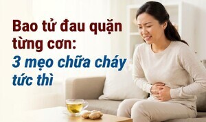 Bao tử đau quặn từng cơn: 3 mẹo chữa cháy tức thì