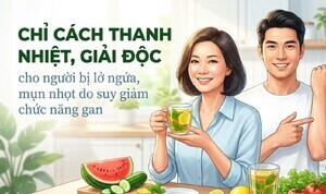 Thanh nhiệt, giải độc cho người bị lở ngứa do suy giảm chức năng gan