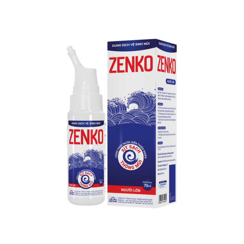 Dung dịch vệ sinh mũi Zenko - "người bạn" của người bị khô rát mũi
