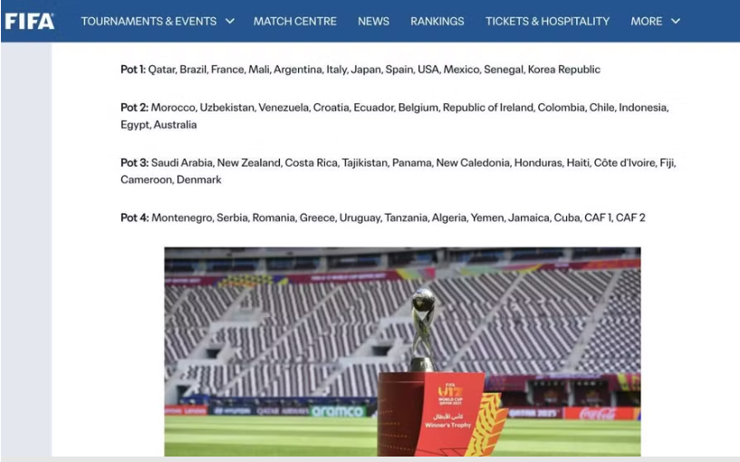 U17 Việt Nam không có tên dự U17 World Cup 2026
