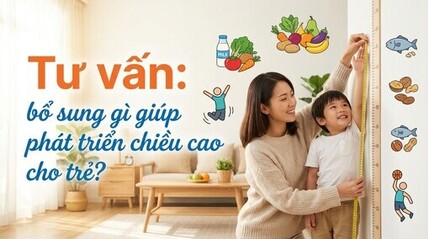 Tư vấn: bổ sung gì giúp phát triển chiều cao cho trẻ?