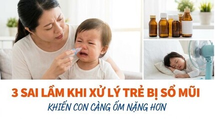3 sai lầm khi xử lý trẻ bị sổ mũi khiến con càng ốm nặng hơn