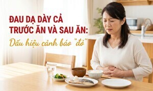 Đau dạ dày cả trước ăn và sau ăn: dấu hiệu cảnh báo 