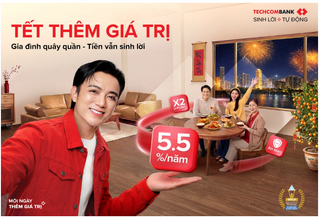 Lợi suất đến 5,5%/năm, tối ưu dòng tiền nhàn rỗi dịp Tết với Techcombank “Sinh lời tự động”