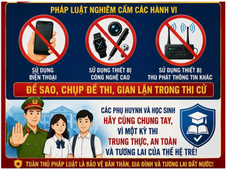 Sử dụng thiết bị kỹ thuật để phát hiện gian lận trong Kỳ thi tốt nghiệp THPT 2026