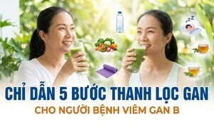 Chỉ dẫn 5 bước thanh lọc gan cho người bệnh viêm gan B