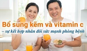Bổ sung kẽm và vitamin c – sự kết hợp nhân đôi sức mạnh phòng bện