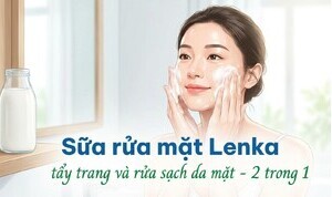 Sữa rửa mặt Lenka: tẩy trang và rửa sạch da mặt - 2 trong 1