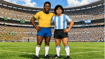 Vì sao Pele và Maradona sẽ được vinh danh trong lễ khai mạc World Cup 2026 trên sân Azteca?