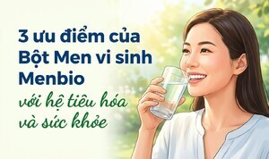 3 ưu điểm của Bột Men vi sinh Menbio với hệ tiêu hóa và sức khỏe