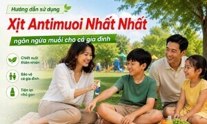 Hướng dẫn sử dụng Xịt Antimuoi Nhất Nhất ngăn ngừa muỗi