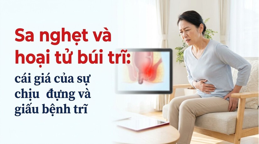 Sa nghẹt và hoại tử búi trĩ: cái giá của sự chịu đựng, giấu bệnh trĩ