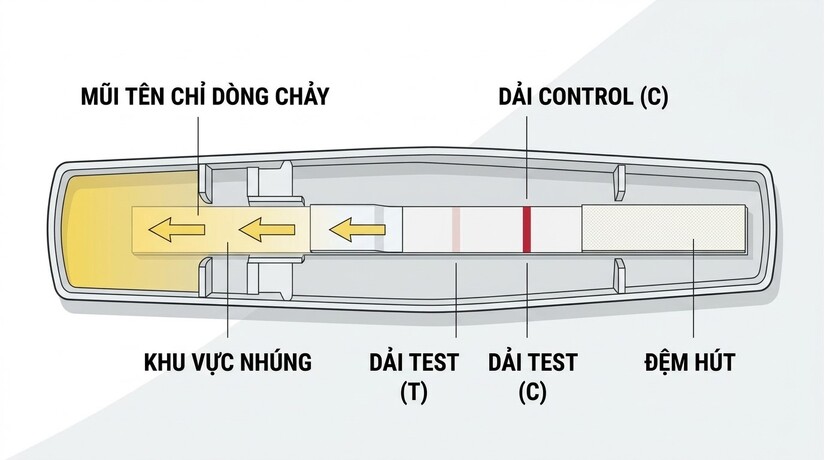 Nguyên nhân que thử thai từ 2 vạch chuyển sang 1 vạch đậm 1 vạch mờ