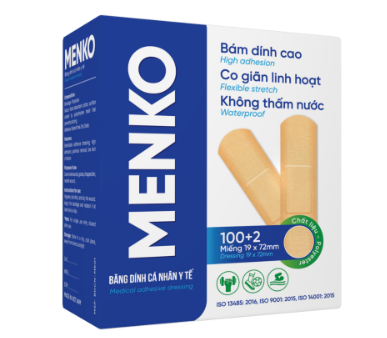 Băng dính cá nhân y tế MENKO - giải pháp băng các vết thương nhỏ