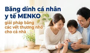 Băng dính cá nhân y tế MENKO - giải pháp băng các vết thương nhỏ