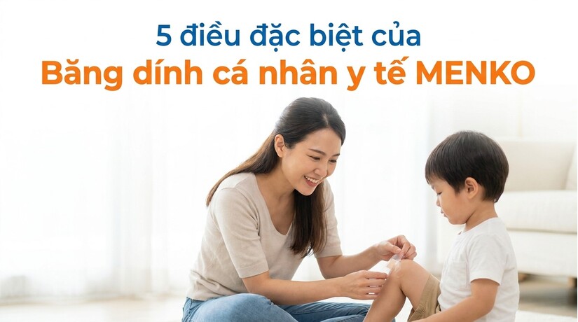 5 điều đặc biệt của Băng dính cá nhân y tế MENKO