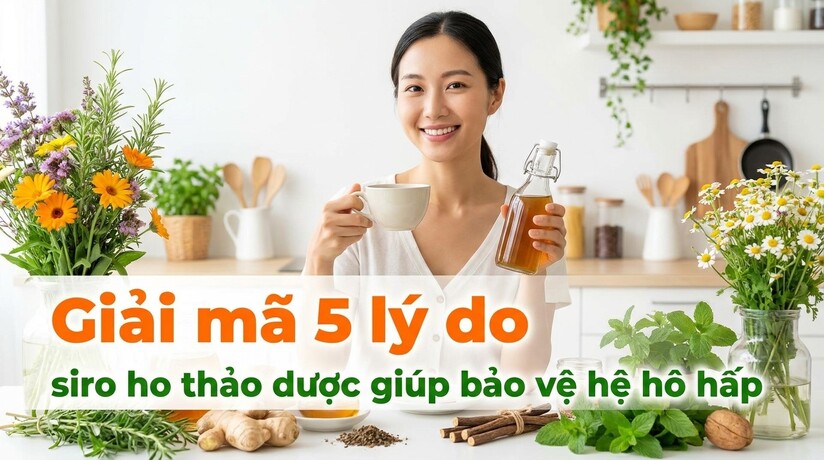 Giải mã 5 lý do siro ho thảo dược giúp bảo vệ hệ hô hấp
