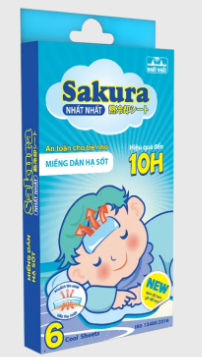 Hướng dẫn cách dùng miếng dán hạ sốt Sakura: hạ nhiệt an toàn