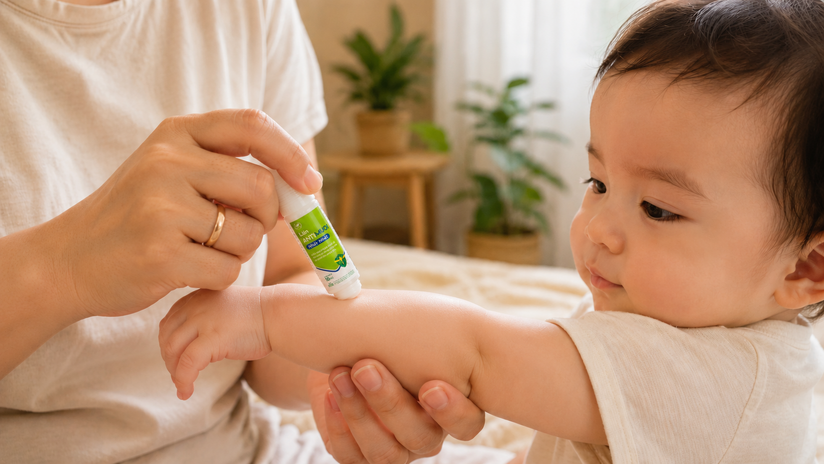 Lăn muỗi thảo dược - cách giảm ngứa, làm dịu da mẹ cần có