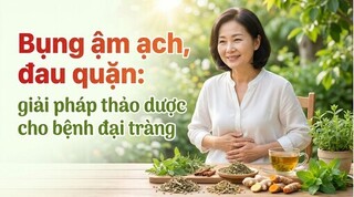 Bụng ậm ạch, đau quặn: giải pháp thảo dược cho bệnh đại tràng